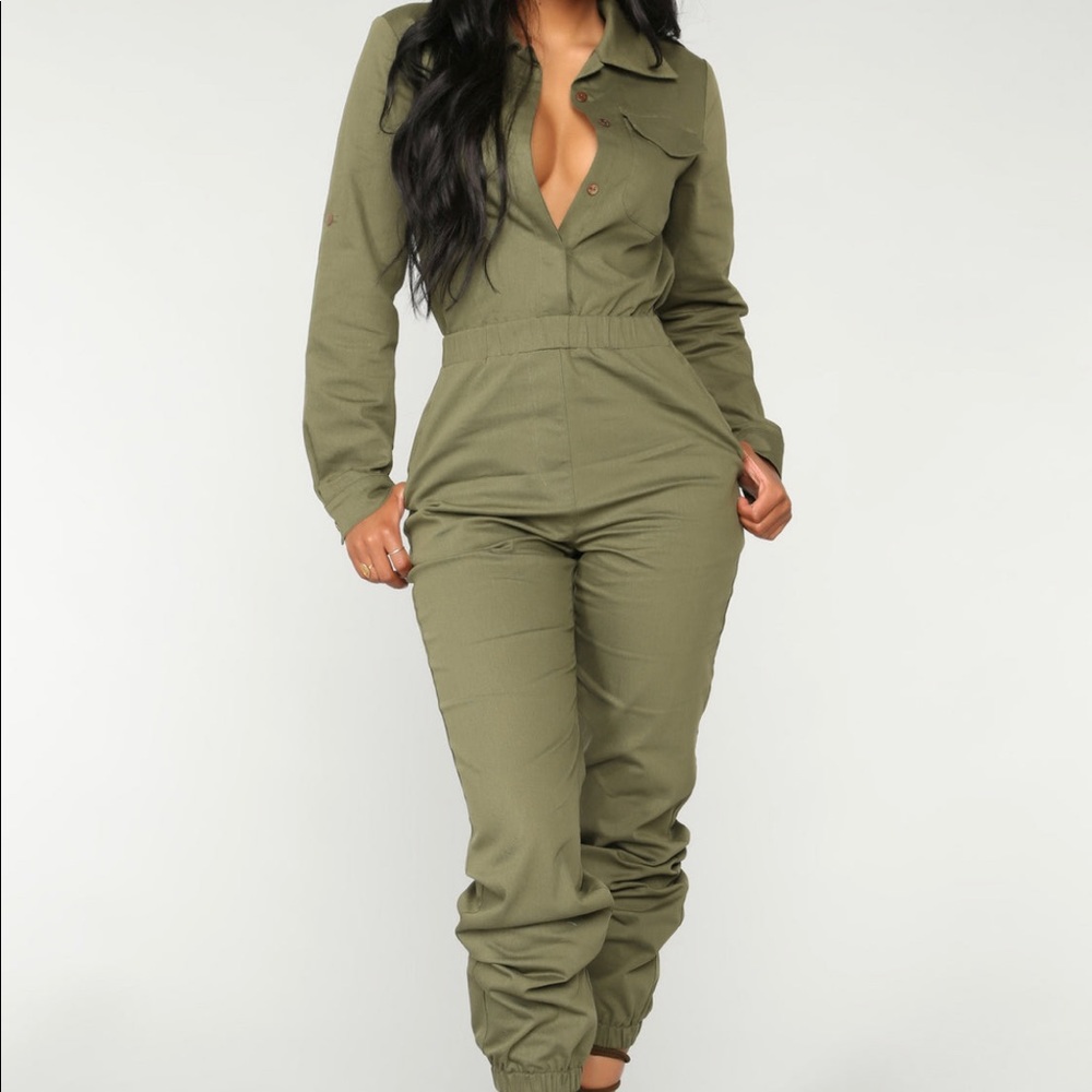 Brand new Fashion nova aviator babe jumpsuit